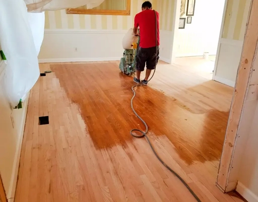 Hardwood floor sanding and refinishing in Raleigh NC