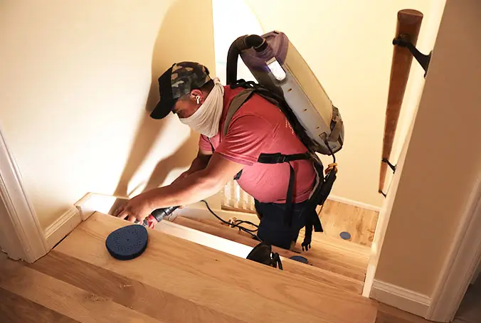 Refinishing hardwood stairs with precision in Morrisville